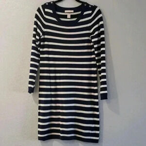 Banana Republic Striped Sweater Dress